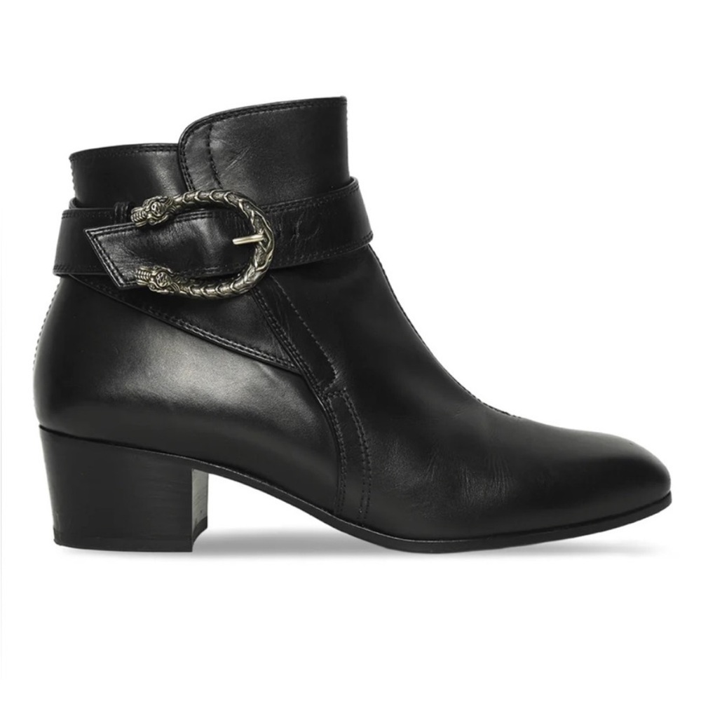 • Gucci • Dionysus Elizabeth Ankle Bootie in Black